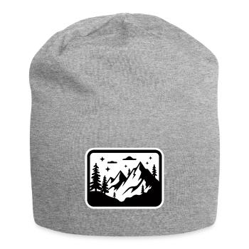 Berg Schwarz - Jersey Beanie - heather grey - Front