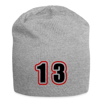 13 Number College - Jersey Beanie - heather grey - Front