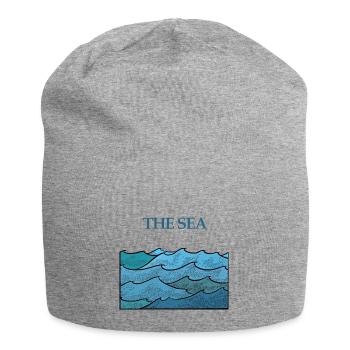 Les nageoires salées - La mer - Bonnet en jersey - gris chiné - Devant