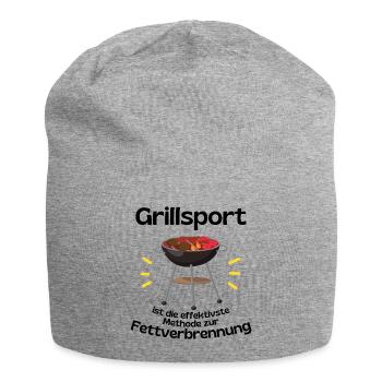 Griller Barbecue Dire Barbecue Tablier Fat Burning - Bonnet en jersey - gris chiné - Devant
