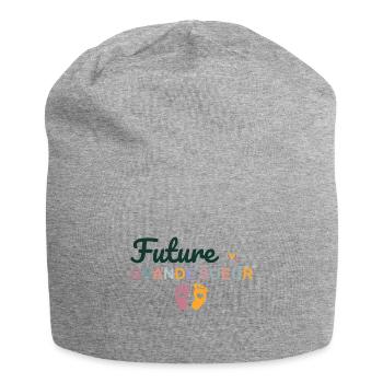 Child Child Future Big Sister - Jersey Beanie - heather grey - Front