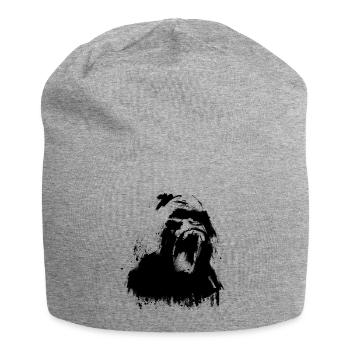 Gorilla - Jersey-Beanie - Grau meliert - Vorne