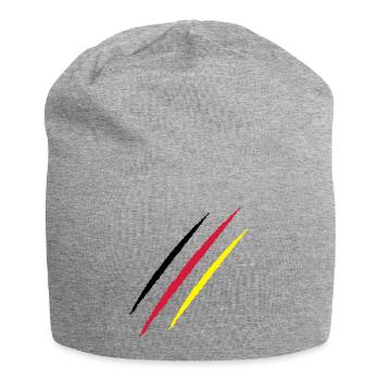 scratch germany scratch traces claw - Jersey Beanie - heather grey - Front