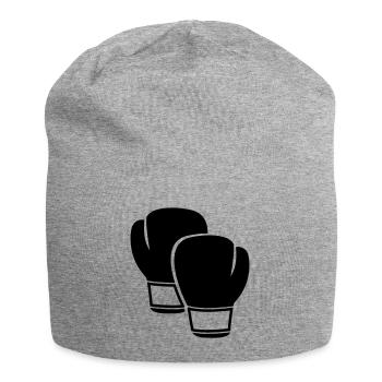 Boxing - Jersey Beanie - heather grey - Front