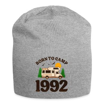 Born to Camp 1992 Camping 30 Jahre - Jersey-Beanie - Grau meliert - Vorne