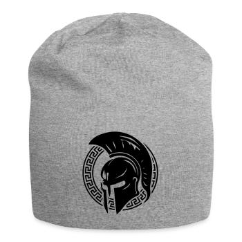 Spartaner Helm Gladiator Sparta - Jersey-Beanie - Grau meliert - Vorne