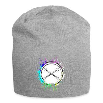 Outil Symbole de clé à molette - Bonnet en jersey - gris chiné - Devant