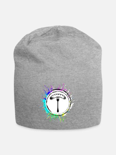 Bratwurst Wurst - Jersey-Beanie - Grau meliert