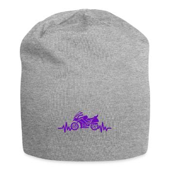 Moto Heartbeat - Machine Motorsport Freedom - Bonnet en jersey - gris chiné - Devant