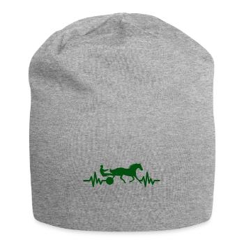Heartbeat - Étalon Cheval Jument Ross Equestrian - Bonnet en jersey - gris chiné - Devant