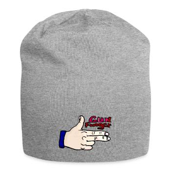 Gunfinger - Jersey-Beanie - Grau meliert - Vorne