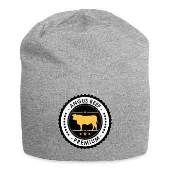ANGUS BEEF PREMIUM appartient à tous les barbecues - Bonnet en jersey - gris chiné - Devant