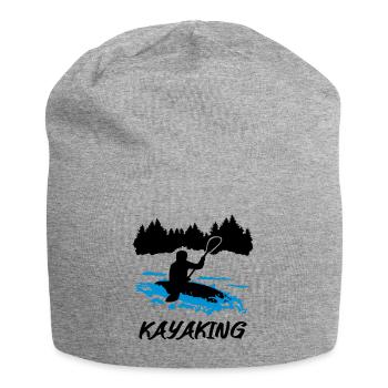Kayak, kayak - Bonnet en jersey - gris chiné - Devant