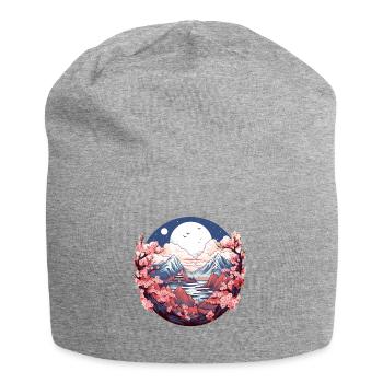 Pic Sakura - Bonnet en jersey - gris chiné - Devant