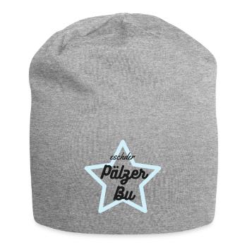 Eschder Pälzer Bu Logo mit Stern von PFALZstyle - Jersey-Beanie - Grau meliert - Vorne