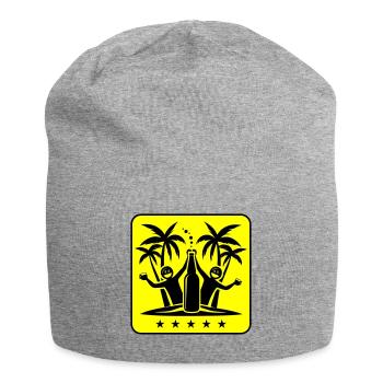 Fête de Noël à Palm Trees Beach - Bonnet en jersey - gris chiné - Devant
