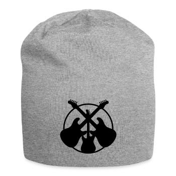 Electric Guitar - Guitar - Metal - Rock - Jersey Beanie - heather grey - Front