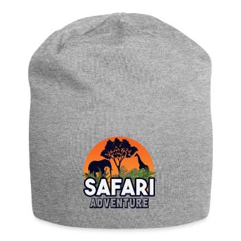 Safari Big five - Jersey-Beanie - Grau meliert - Vorne
