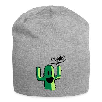 snuggle - Jersey Beanie - heather grey - Front