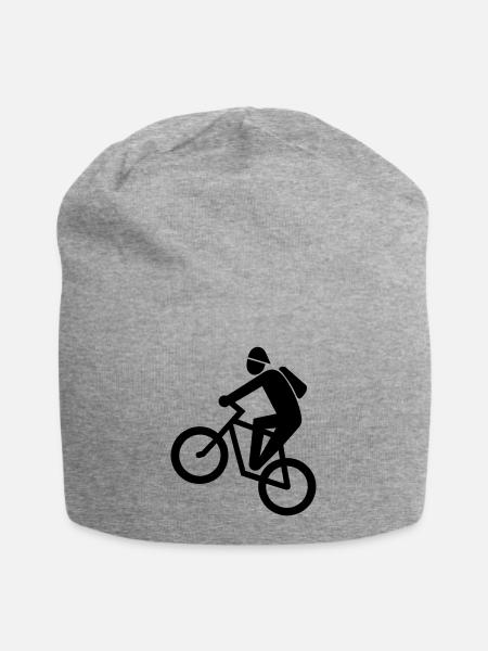 mountainbike - Jersey-Beanie - Grau meliert