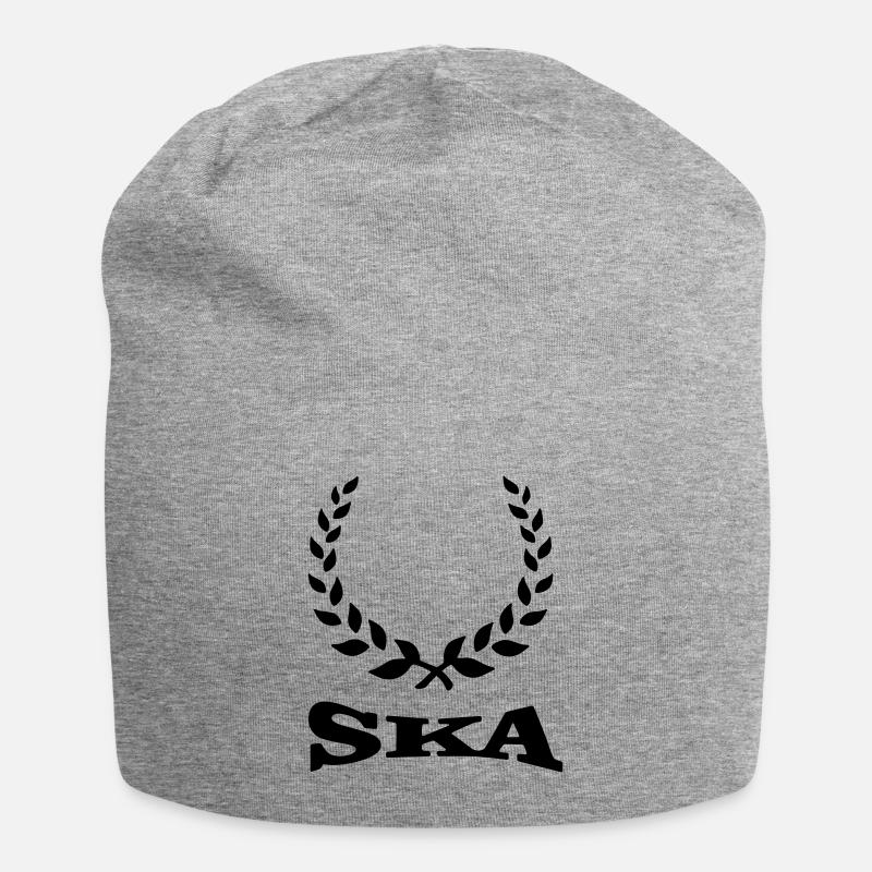 ska laurel - Jersey-Beanie - Grau meliert