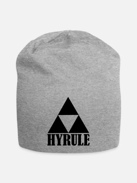 Triforce Hyrule - Jersey-Beanie - Grau meliert