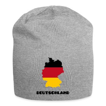 Deutschland - Jersey Beanie - heather grey - Front