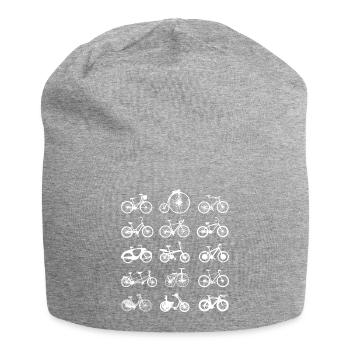 Fahrrad rad räder radl - Jersey-Beanie - Grau meliert - Vorne