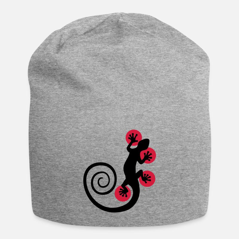 POINT CHAUD GECKO - Bonnet en jersey - gris chiné