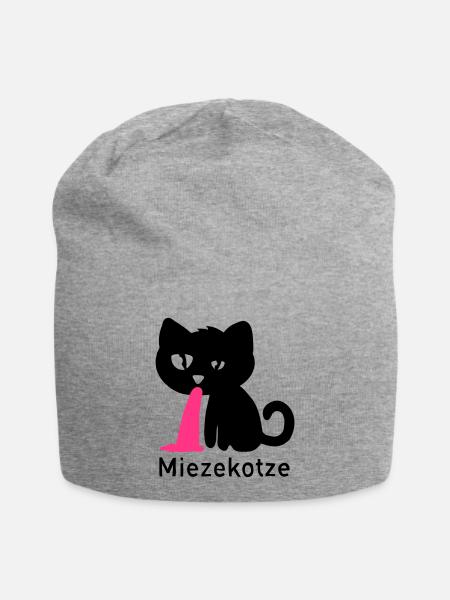 Miezekotze - Jersey-Beanie - Grau meliert