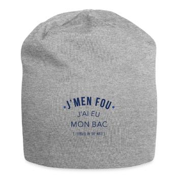 J'ai eu mon bac - Bonnet en jersey - gris chiné - Devant