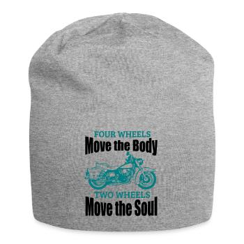 DEUX ROUES DÉPLACER LE SOUL! - Bonnet en jersey - gris chiné - Devant