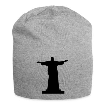 jesus christ - Jersey Beanie - heather grey - Front