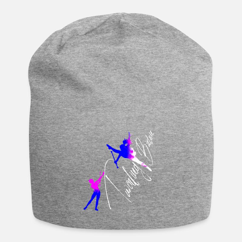 TWIRLING BATON4 - Jersey Beanie - heather grey