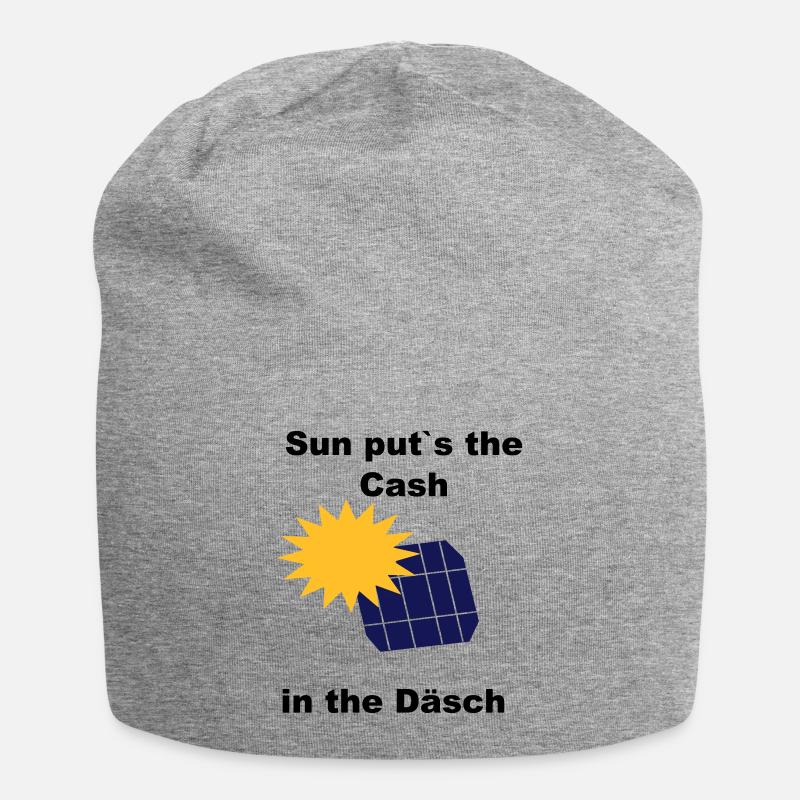 Solar - Jersey-Beanie - Grau meliert
