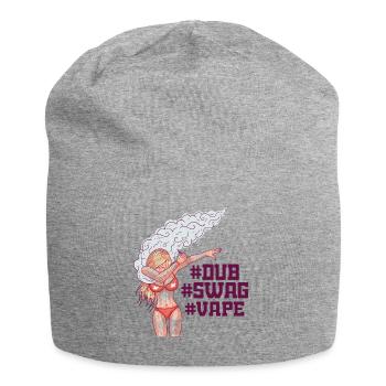 Vape - Mädchen macht den DUBmove - Jersey-Beanie - Grau meliert - Vorne