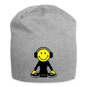 DJ - Bonnet en jersey - gris chiné - Devant