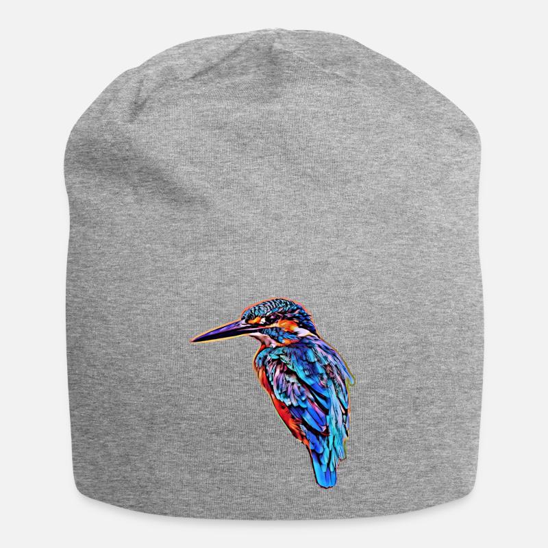 Kingfisher - Bonnet en jersey - gris chiné