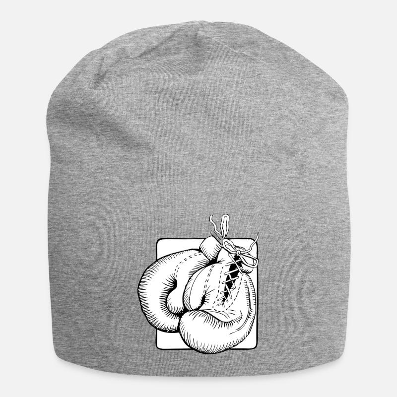 Gants de boxe - Bonnet en jersey - gris chiné