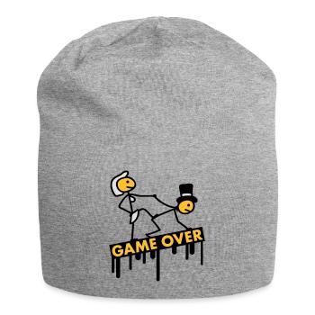 bachelor_party_game_over - Jersey-Beanie - Grau meliert - Vorne