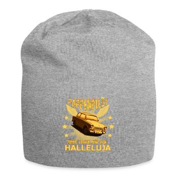 Der einzig wahre PAPPENPILOT  601 Trabi - Jersey-Beanie - Grau meliert - Vorne