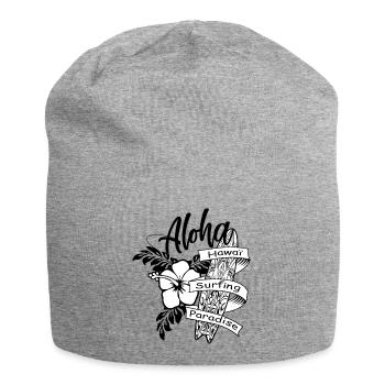 aloha - Bonnet en jersey - gris chiné - Devant