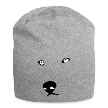 Husky - Jersey-Beanie - Grau meliert - Vorne