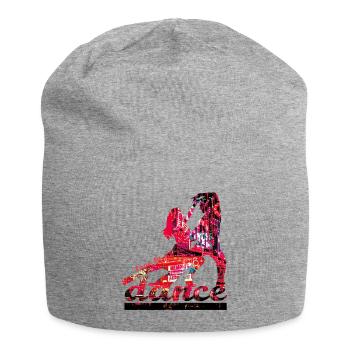 love to dance - Jersey Beanie - heather grey - Front