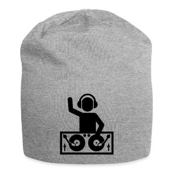 DJ - Bonnet en jersey - gris chiné - Devant