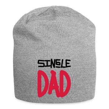 Single Dad - Jersey Beanie - heather grey - Front