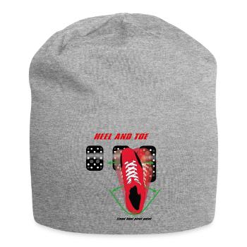 HEEL AND TOE - Jersey Beanie - heather grey - Front