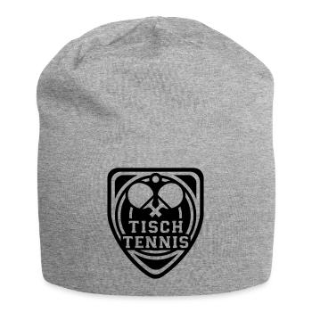 Tischtennis Emblem 03 - Jersey-Beanie - Grau meliert - Vorne