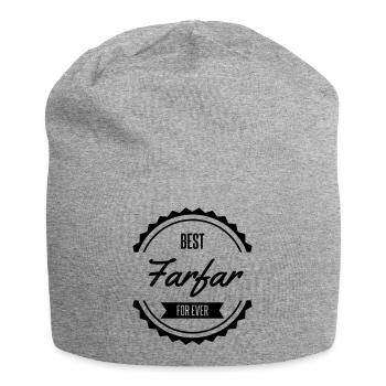 best farfar fader morfar - Bonnet en jersey - gris chiné - Devant