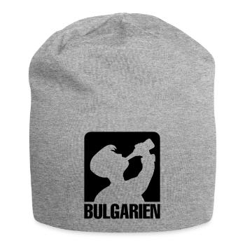 bulgarien urlaub party - Jersey-Beanie - Grau meliert - Vorne